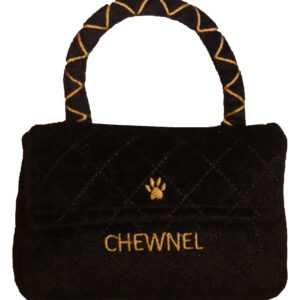 Chewnel Classique Black Purse Dog Toy