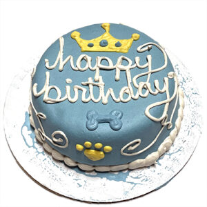 Prince Birthday Dog Cake