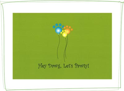 Dog Party Invitations