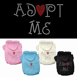 Adopt Me Rhinestone Fleece Dog Hoodie