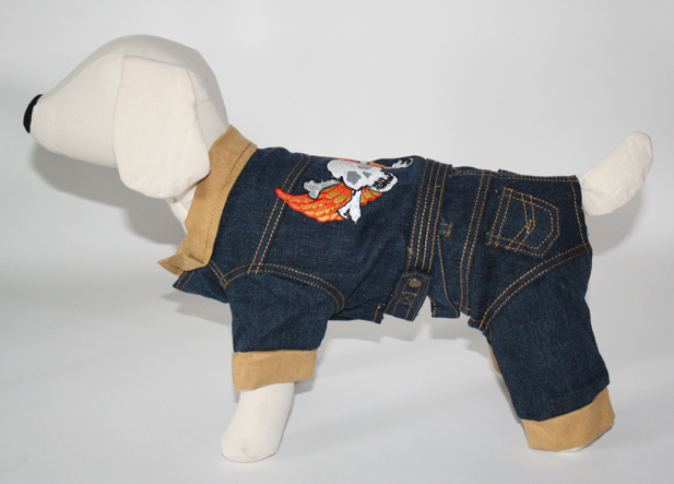 Denim Dog Set