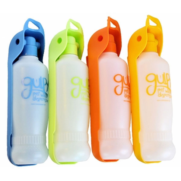 Gulpy Dog Water Bottle 20 oz-Orange