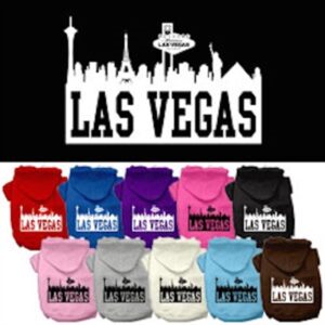 Los Vegas Skyline Dog Hoodie