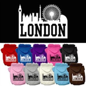 London Skyline Dog Hoodie