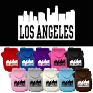 Los Angeles Skyline Dog Hoodie