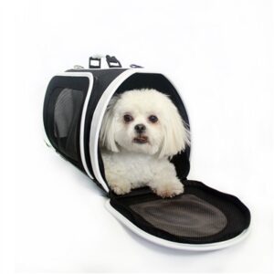 Kelle Dog Carrier Black and White