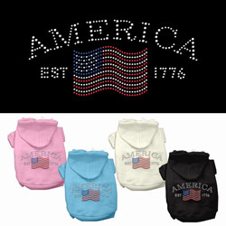 America Dog Hoodie