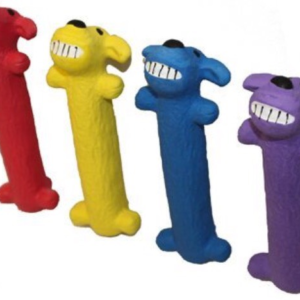Multipet 6" Loofa Dog Toy Yellow