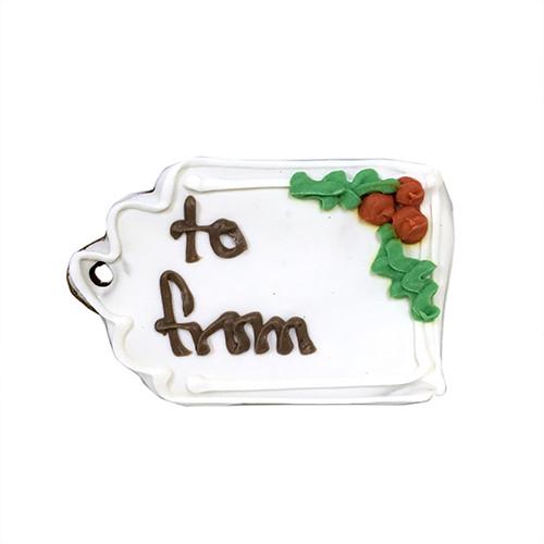 Christmas Gift Tag Dog Treats