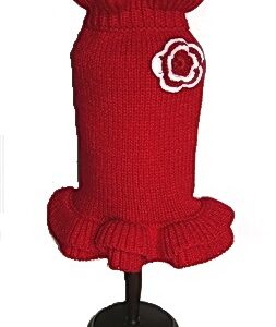 Red Holiday Dog Sweater