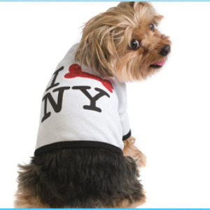 I Love NY Dog Shirt