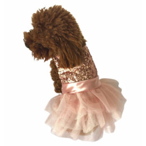 Marilyn Fufu Tutu Rose Gold Sequin Dress