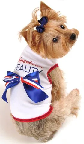 American Beauty Dog Tank