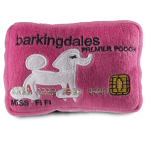 Barkingdales Credit Card Plush Dog Toy