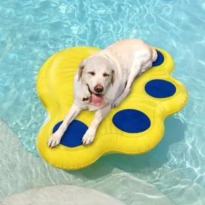 Paw Print Pool Inflatable Dog Raft