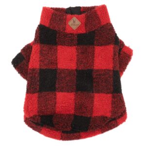 The Wubby Red Buffalo Dog Fleece