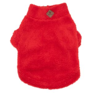 Red Solid Dog Fleece