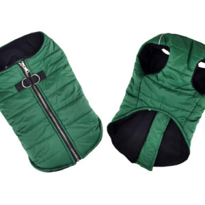 Zip-up Dog Puffer Vest - Green