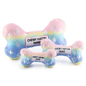 Pink Ombre Chewy Vuiton Dog Bone