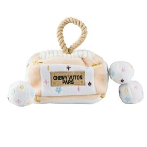 White Chewy Vuiton Trunk Activity House