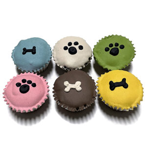 Mini Dog Birthday Cupcakes