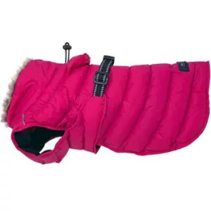 Alpine Extreme Weather Pink Peacock Puffer Coat