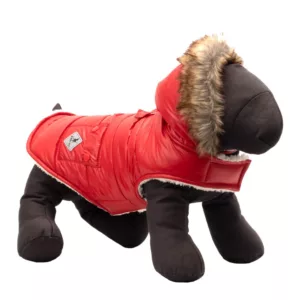 Red Park City Dog Jacket