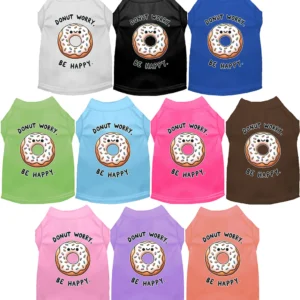 Donut Worry, Be Happy Pet Shirt