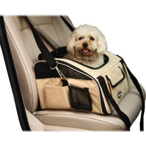 Pet Life Ultra-Lock Wire-Folding Collapsible Dog Car Seat and Convertible Carrier