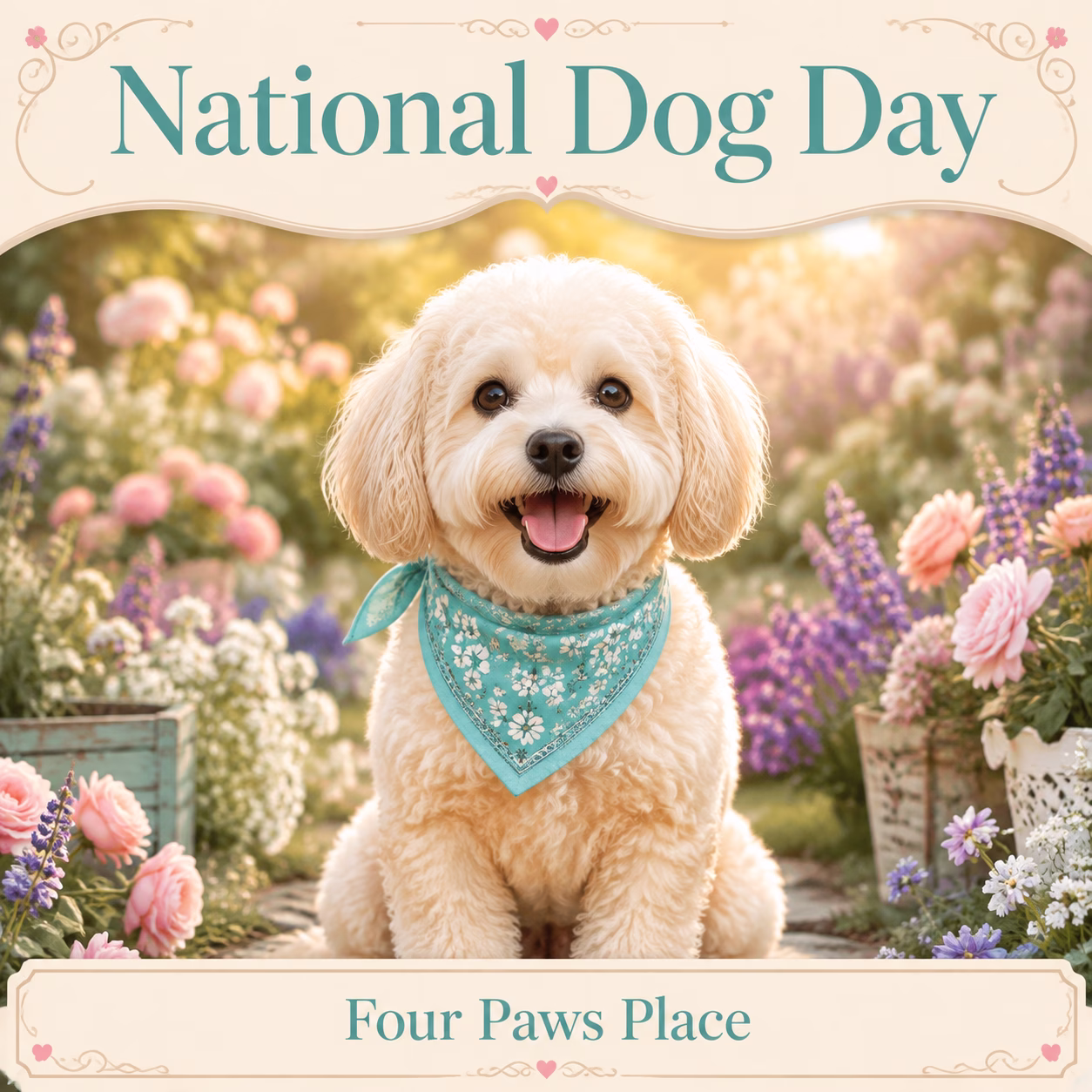 National Dog Day- Four Paws Place